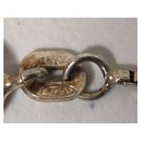 925/Sterling Chains w/Abalone Pendants