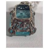 925/Sterling Chains w/Stone Pendants