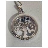 925/Sterling Necklaces w/Small Pendants