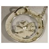 925/Sterling Necklaces w/Small Pendants