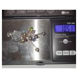 950/Sterling Pendant & 925/Sterling Necklace