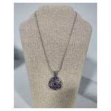 925 Sterling Necklaces w/Pendants + 950 Ring