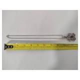 925 Sterling & Citrine Pendant w/925 Stamped Necklace