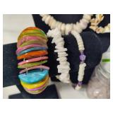 Coral/Beachy Themed Jewelry & Misc Shells