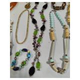 Lot of Beaded Costume Jewelry