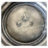 Pair of Antique Pewter Steins / Tankards