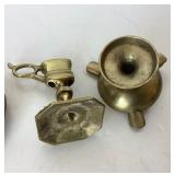 Group of Assorted Vintage Brass Items