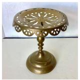 Antique Victorian Brass Kettle Stand / Fireside Trivet