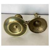 Pair of Antique Brass Chambersticks #2