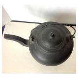Large Antique Cast Iron Kettle
