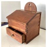 Antique Dovetailed Cherry Wall Box