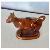 Antique Rockingham Figural Cow Creamer