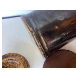 Antique Rockingham Pottery Storage Jar