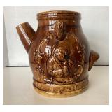 Antique Rockingham Batter Jug