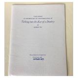 Folio of 4 Robert Bly Poetry Broadsides: "Talking Into the Ear of a Donkey"