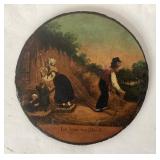 Pair of Unframed Antique Paintings