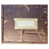 Antique Victorian Era Reverse Painted Motto