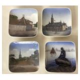 Group of Danish Porcelain Plates and Trays