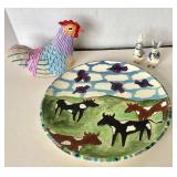 Rabbits, Cows, Blackbirds and a Rooster