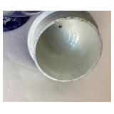 Grand ! Historical Blue Staffordshire Coffee Pot