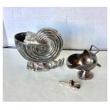Pair of Antique & Vintage Silverplate Tablewares