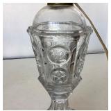 Pair of Antique Glass Lamps