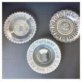 Trio of EAPG Bread Plates