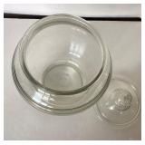 Large Vintage Glass Counter Jar