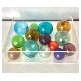 Group of Vintage Colorful Blown Glass Floats #2