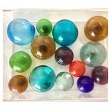 Group of Vintage Colorful Blown Glass Floats #2
