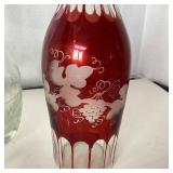 Trio of Vintage Glass Decanters