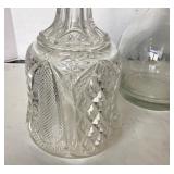 Trio of Vintage Glass Decanters