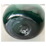 Antique Georgian Bristol Green Blown Glass Decanter