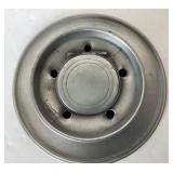 Large Antique Pewter Inkstand