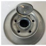 Large Antique Pewter Inkstand