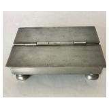 Small Antique Compartmentalized Pewter Inkstand
