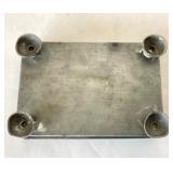 Small Antique Compartmentalized Pewter Inkstand