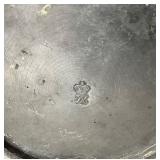 Lidded Antique Pewter Double Litre Measure