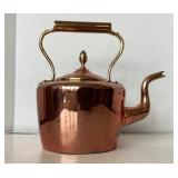 Antique French Copper / Brass Teapot