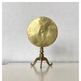 Antique English Tilt-top Brass Candle Reflector #1