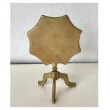 Antique English Brass Tilt-top Candle Reflector #2