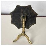 Antique English Brass Tilt-top Candle Reflector #2