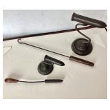 Pair of Antique Wrought Iron Goffering Irons