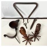 Group of Assorted Antique and Vintage Iron Wares
