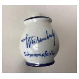 Awesome Vintage Burl Briar Pipe + German Pottery Schnaps Pipe