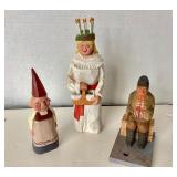 Group of 3 Wooden Folk Art Carvings #2