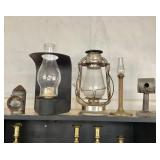 Group of Antique Lighting