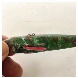 Group of Vintage Hand Crafted Fishing Decoys and Frog Lures