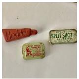 Group of Assorted Vintage Fishing Lures, Flies and Sinkers