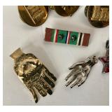 Group of Military, Fraternal and Religious Collectibles